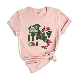 Retro Italy Shirt, Italy Travel Shirt, Country Travel Shirt, Shirt For Traveler, Travel Lover Gift, Travel Tee, Trip Shirt