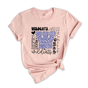 Wildcats Shirt, Wildcats Football Shirt, Wildcats Baseball Shirt, Wildcats Team Shirt, Wildcats Cheer Shirt, Wildcat Mascot Shirt