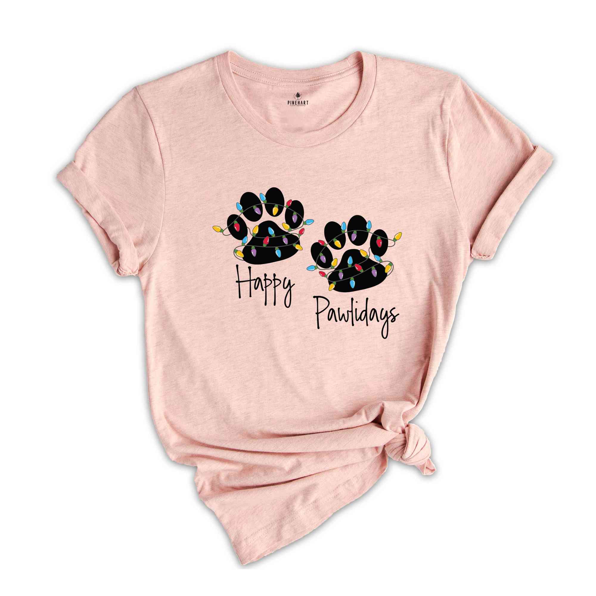 Happy Pawlidays Shirt, Dog Lovers Christmas, Xmas Paw T-Shirt, Cute Christmas Shirt, Animal Lover Shirt, Dog Mama Shirt