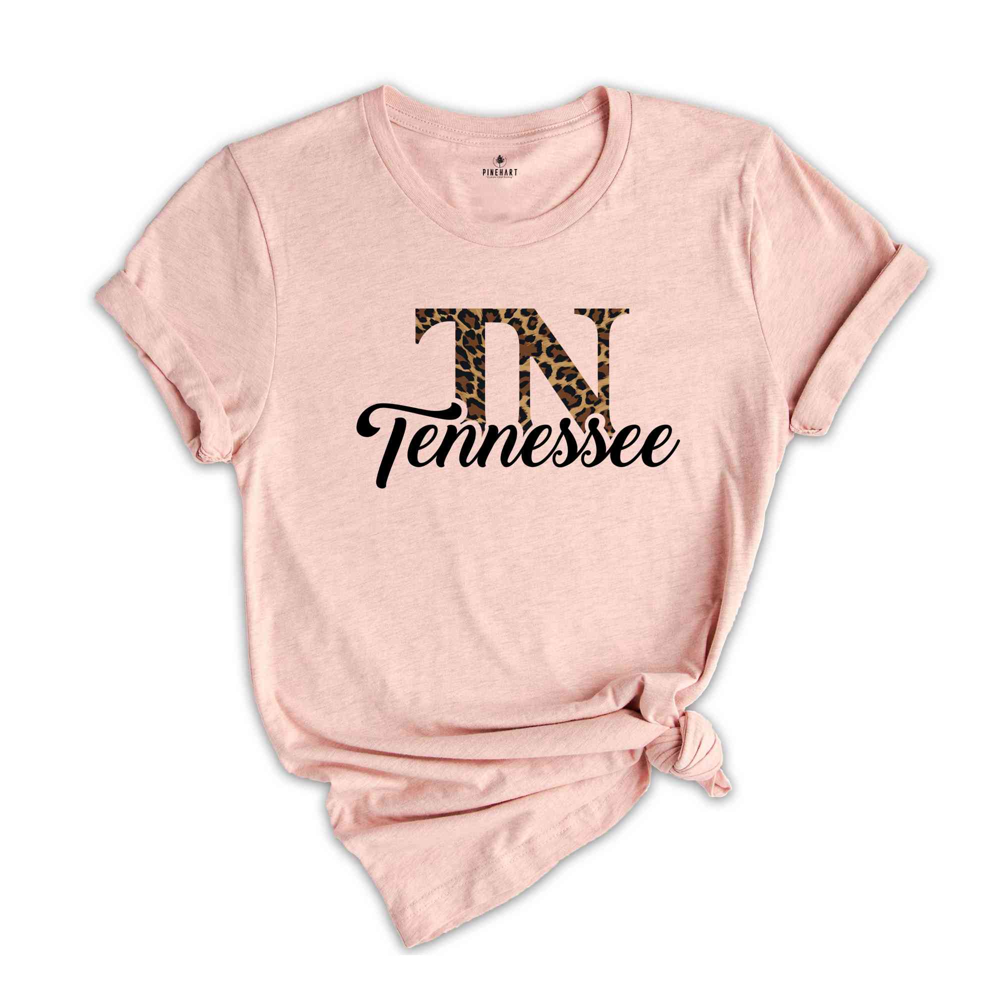 Tennessee Shirt, Leopard Print TN Shirt, Tennessee Football Shirt, Game Day Shirt, Go Tennessee Shirt, Sport Mom Tee