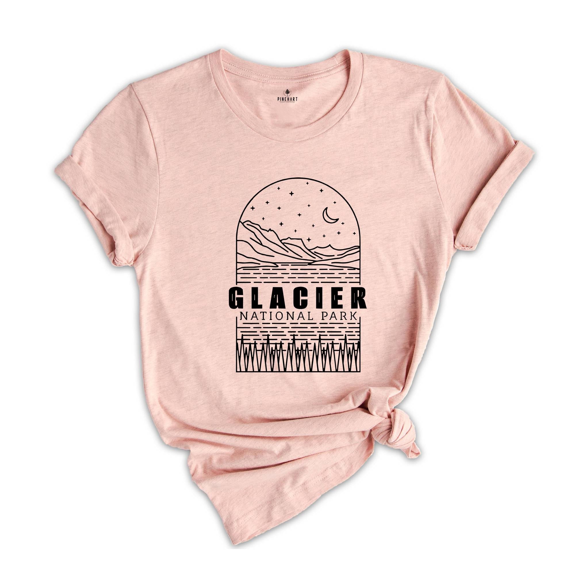 Glacier National Park Shirt, Montana Glacier National Park Shirt, Glacier National Park Camping Shirt, Nature Lover Gift