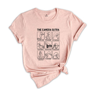 The Camera Sutra T-Shirt, Funny Camera Lovers Shirt, Photographer Shirt, Camera Photography Shirt, Gifts For Photographers