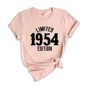 70th Birthday Shirt, Limited 1954 Edition Shirt, 70 Years Old Shirt, 70 Years Old Birthday Gift, 1954 Birthday Gift, 70th Birthday Party