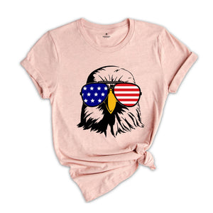 Patriotic Eagle With Sunglasses, 4th of July 2024 Freedom Shirt, Fourth Of July Shirt, Independence Day Shirts, Patriotic Family Shirts