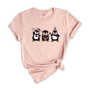 Christmas Penguins Tee, Xmas Animal Shirt Holiday Shirt, Funny Christmas Penguins, Christmas Party Tee, Sweet Xmas Shirt