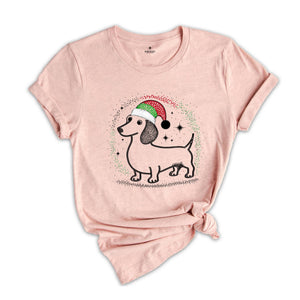 Dachshund Christmas Shirt, Dachshund Shirt, Christmas Shirt, Cute Dachshund Lover Gift, Christmas Dog Shirt, Dog Mom Shirt