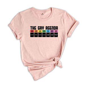 The Gay Agenda Shirt, Pride Month Shirt, Gay Shirt, LGBT Shirt, Bisexual Shirt, Lesbian Shirt, Vintage Shirt, LGBT Gift