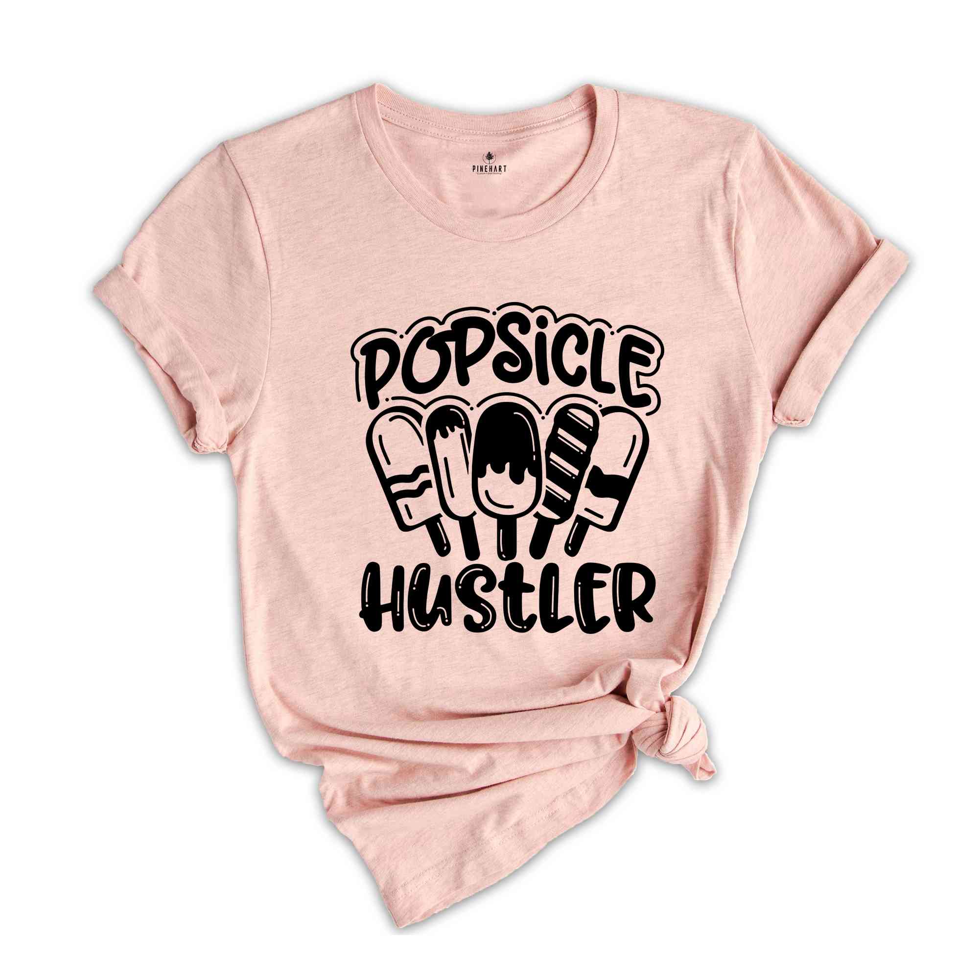 Popsicle Hustler Shirt, Summer Kids, Popsicle T-Shirt, Boys Hustler Shirt, Ice Cream Lover Tee, Popsicle Lover Gift, Sweet Treat Shirt