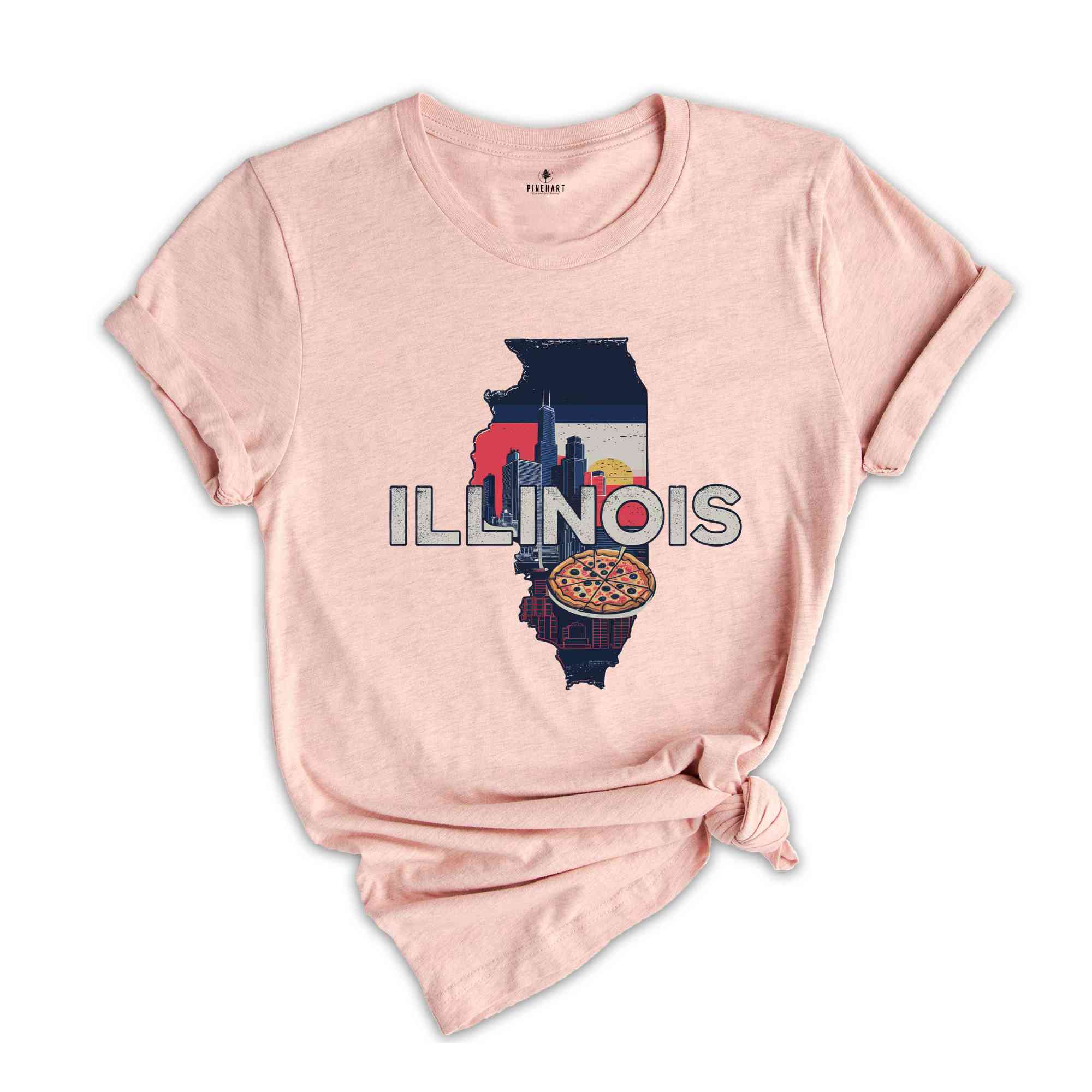 Retro State Of Illinois Shirt, State Of Illinois Shirt, State Shirt, Illinois Shirt, Illinois Lover Shirt, Family Trip Shirt, Travel Shirt