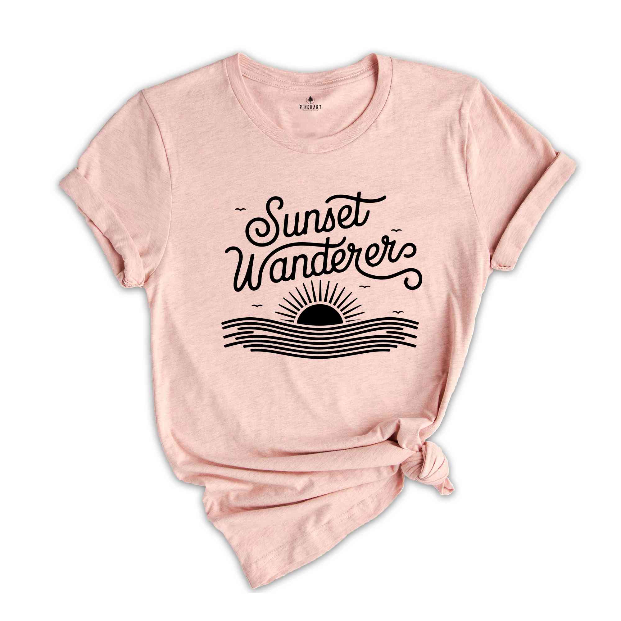 Sunset Wanderer Shirt, Trendy Beachy Shirts, Coconut Girl Shirt, Cute Summer Shirt, Beach Shirt, Family Trip Shirt