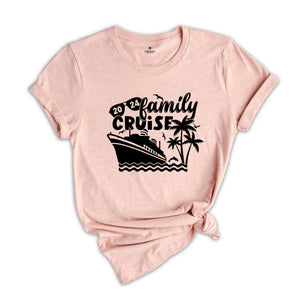 Family Cruise Shirt, Family Matching T-Shirt, Vacation Tee, Family Cruise 2024 Shirt, Beach Vacation Tee, Cute Family Matching Shirt