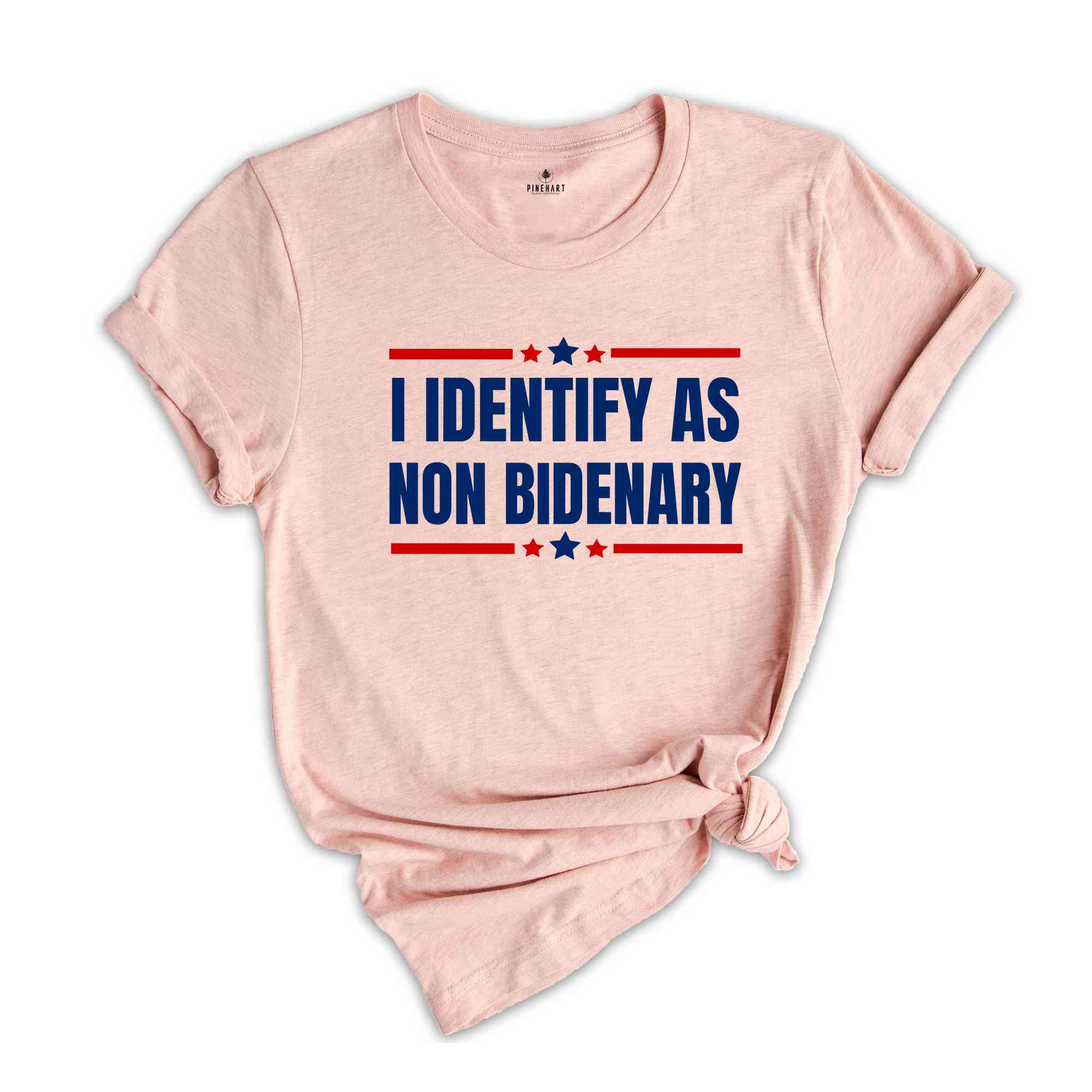 I Identify As Non Bidenary Shirt, Conservative Shirt, Trump Shirt, Anti Biden Shirt, Republican Shirt, Patriot Gift, American Flag Shirt