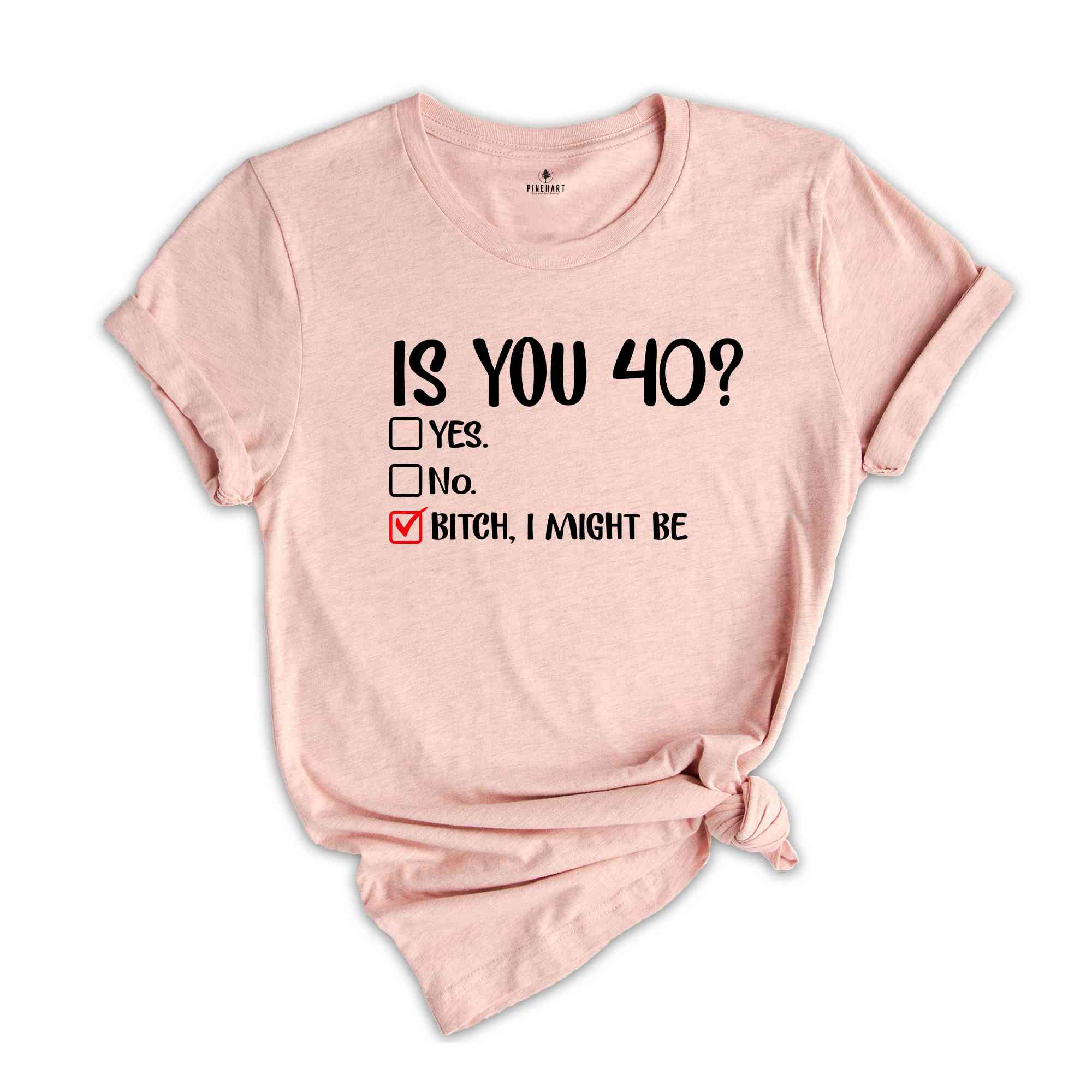 Is You 40? Bitch I Might Be Shirt, Funny 40th Birthday Shirt, Sassy 40th Birthday Tee, 40th Birthday Gift, Gift For 40th Birthday