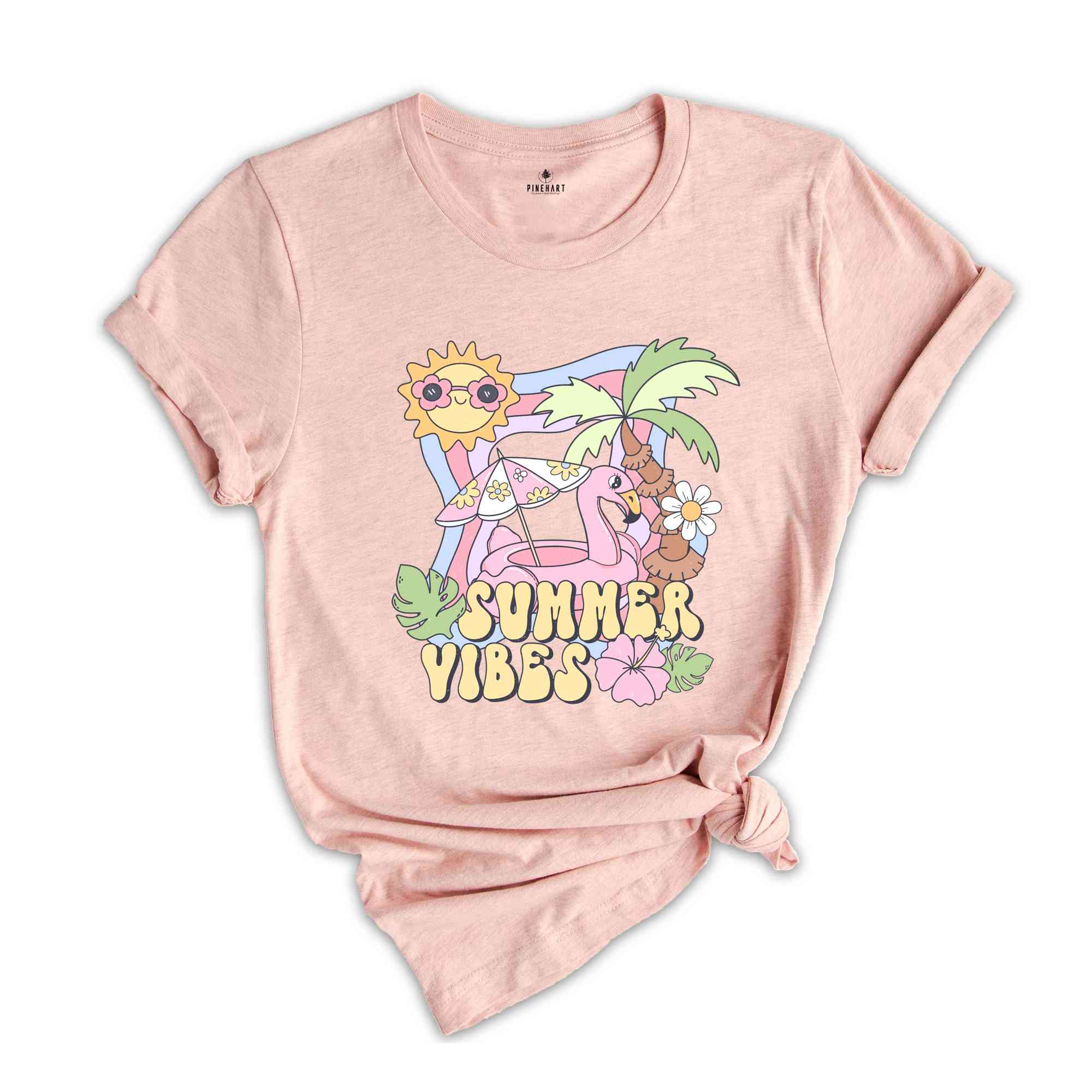 Summer Vibes Shirt, Vacation Shirt, Fun Summer Shirt, Summer Camp Shirt, Cute Summer Shirt, Beach Shirt, Palm Trees Shirt, Beach Vibes Shirt