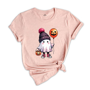 Ghost Halloween Shirt, Halloween Shirt, Halloween Party Shirt, Fall Shirt, Halloween Gift, Halloween Costume Shirt, Trick Or Treat Shirt