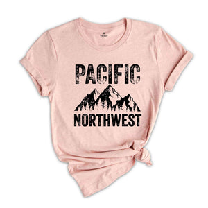 Pacific Northwest Shirt, Hiking T-Shirt, Nature Lover Shirt, Washington Shirt, Mountain Shirt, Adventure Shirt, Travel Shirt