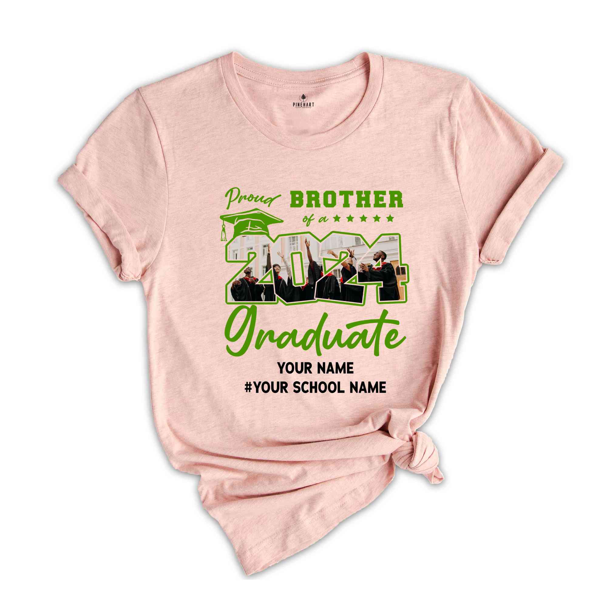 Family Graduate Shirts, Senior 2024 Tee, Graduate Gifts, Proud Family Shirt, Graduation 2024, Custom Graduate Tee, 2024 Graduate Shirts