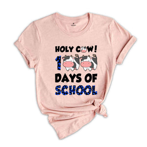 Holy Cow 100 Days Of School Shirt, Back To School Shirt, Gift for Teacher, Kids School Shirt, Student T-Shirt