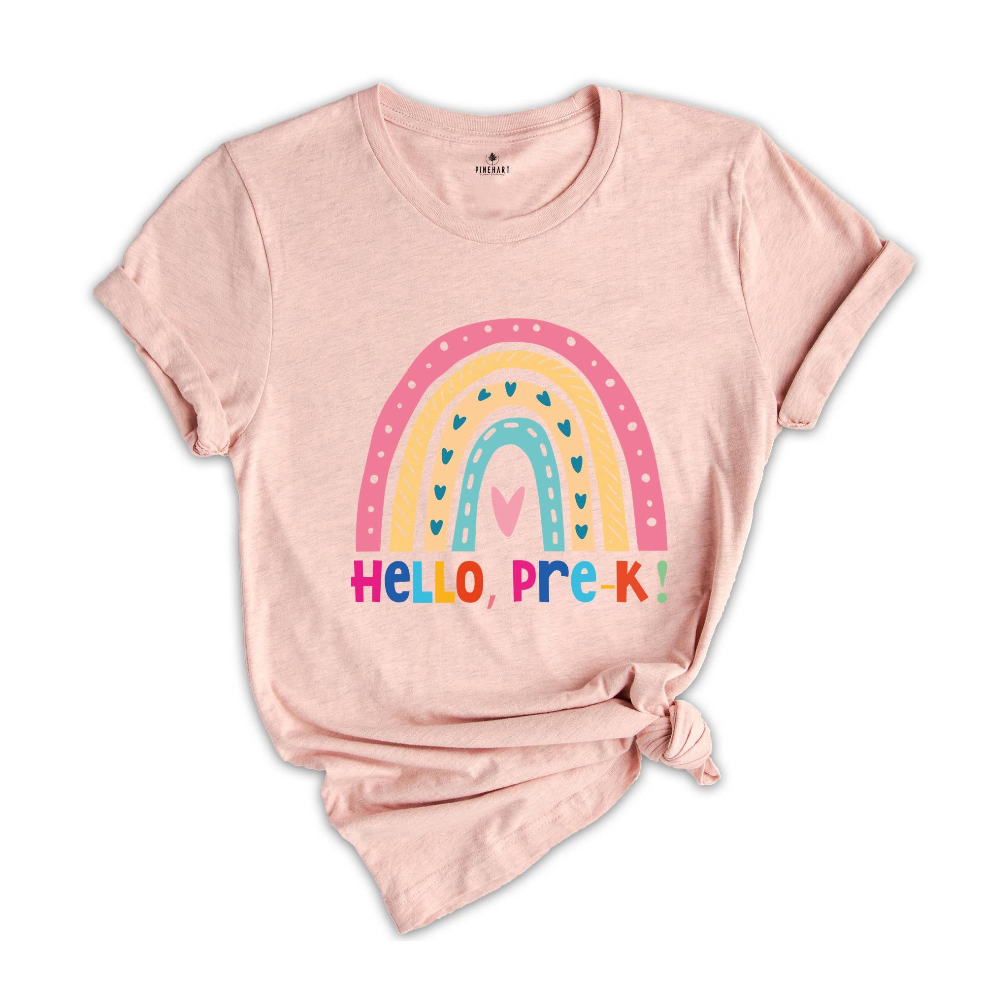 Back To School Shirt, Hello Pre-K Shirt, Pre-K Shirt, Hello Preschool, Pre-K Teacher Shirt, Preschool Shirt, Cute Pre-K Shirt