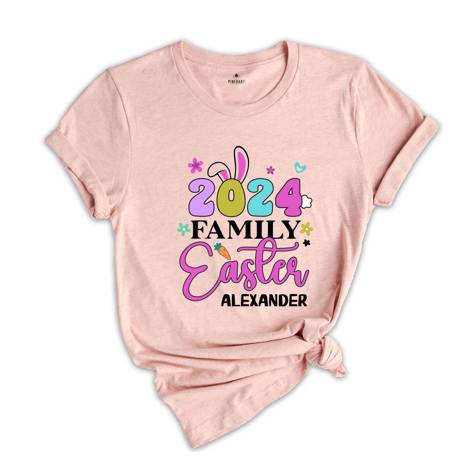 Custom Easter Family 2024 Shirt, Easter Family Shirt, 2024 Easter Shirt, Custom Easter Shirt, Easter Matching Shirt