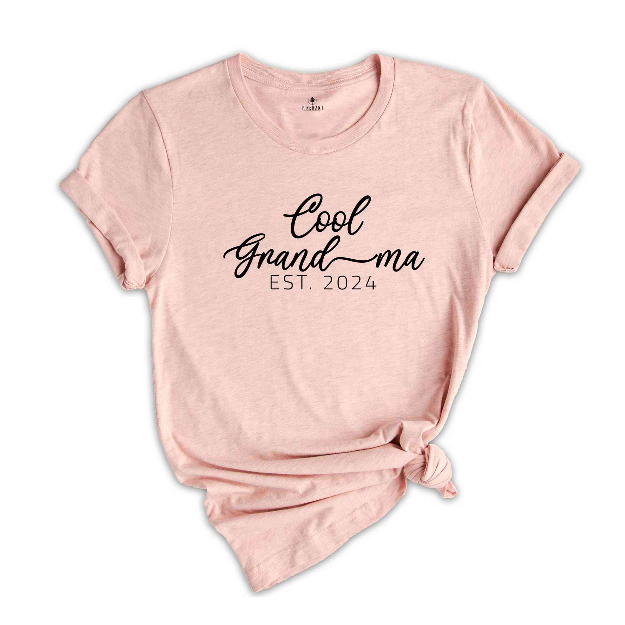 Cool Grandma EST. 2024 Shirt, Grandma Shirt, Gift for Grandma, Mother’s Day Gift, Gift for Mom, Mother’s Day Shirt, Cool Nana Shirt