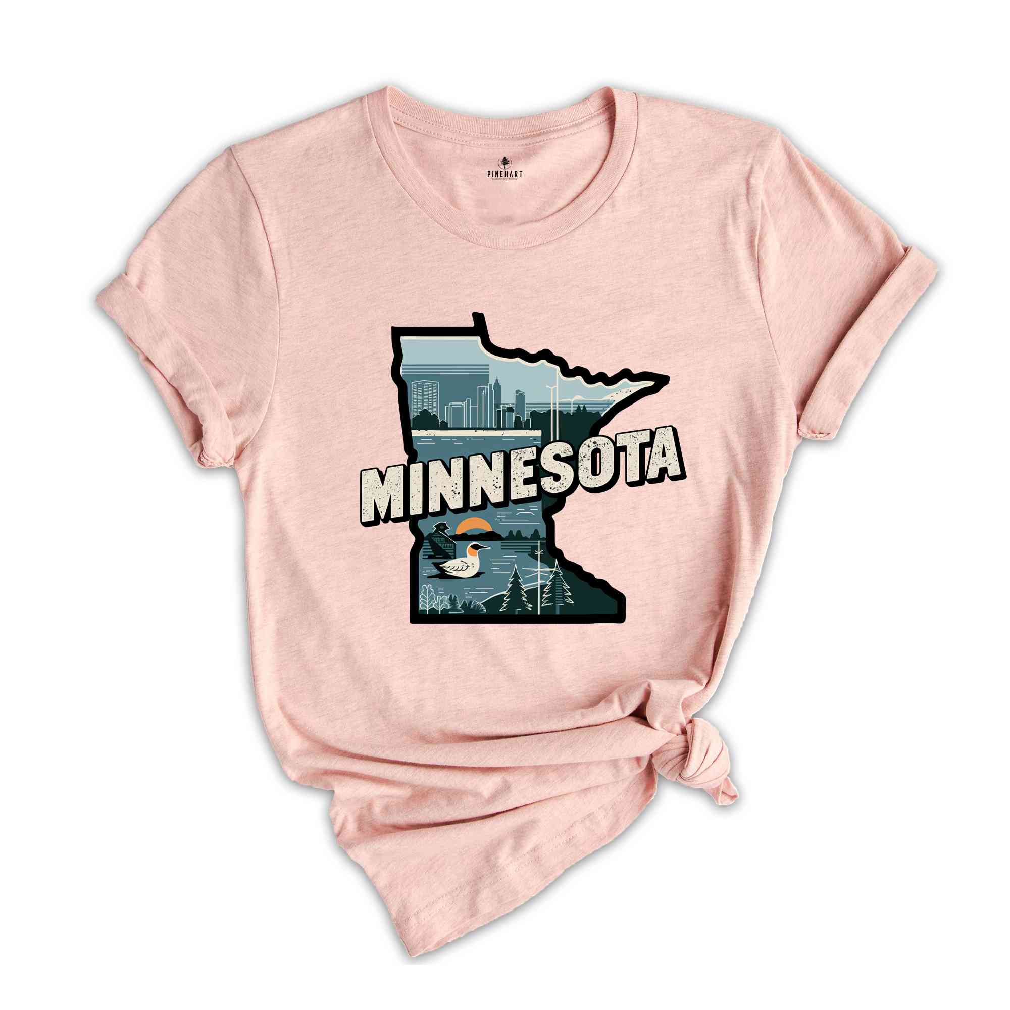 Retro State Of Minnesota Shirt, State Of Minnesota Shirt, State Shirt, Minnesota Shirt, Minnesota Lover Shirt, Family Trip Shirt, Travel Shi