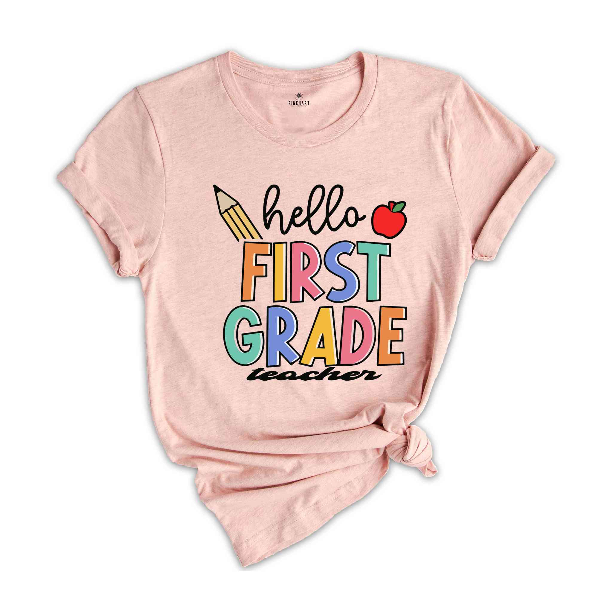 Guiding Bright Minds, First Grade Teacher Shirt