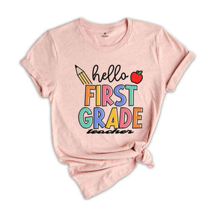 Guiding Bright Minds, First Grade Teacher Shirt