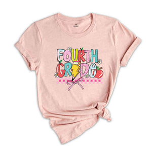 Hello Fourth Grade Shirt, 4th Grade Shirt, Back To School Shirt, Fourth Grade Gift, Fourth Day Of School Shirt, Fourth Grade Teacher Shirt