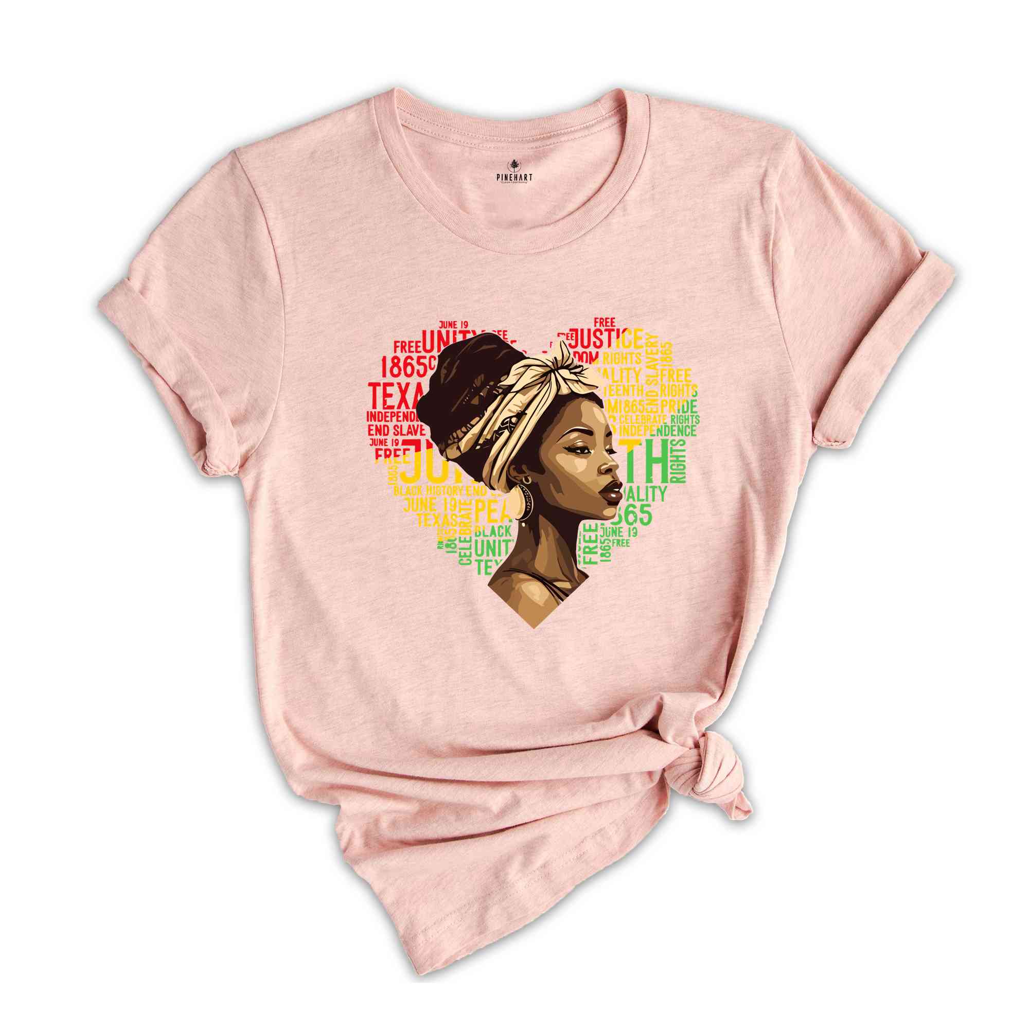 Juneteenth Heart Shirt, Juneteenth Shirt Women, Black Culture, Black History, Black Lives Matter Tee, Melanin T-Shirt, Black Girl Tees