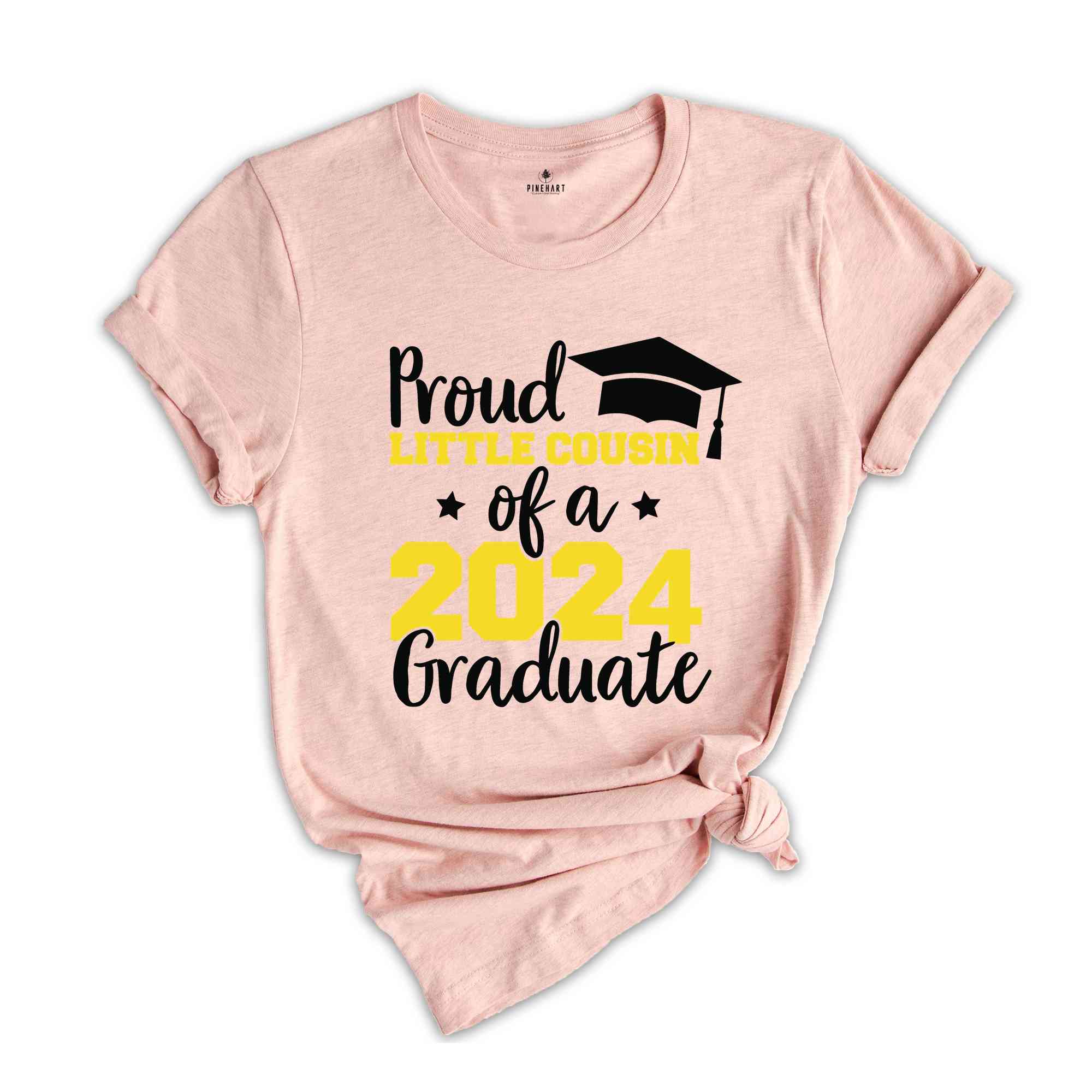 Proud Little Cousin of a 2024 Graduate Shirt, Cousin Graduation Shirt, High School Shirt, Graduate T-shirt, Family of Graduate Shirt, Cousin