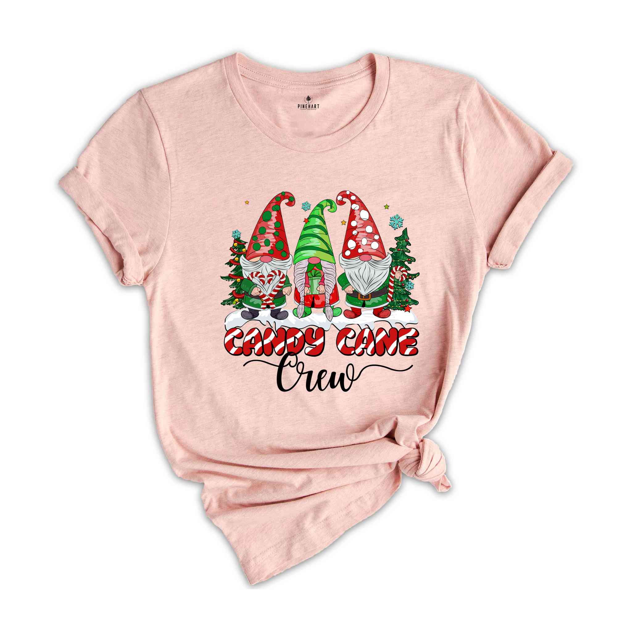 Candy Cane Crew Shirt, Christmas Gnomes Shirt, Christmas Party Shirt, Christmas Gift, New Year Shirt, Happy Christmas, Christmas Shirt