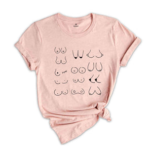 Boobs Shirt, Funny Feminism T-shirt, Boob Gifts, Free The Nipple Tee, Breast Cancer Awareness, Breast Cancer Survivor Gift