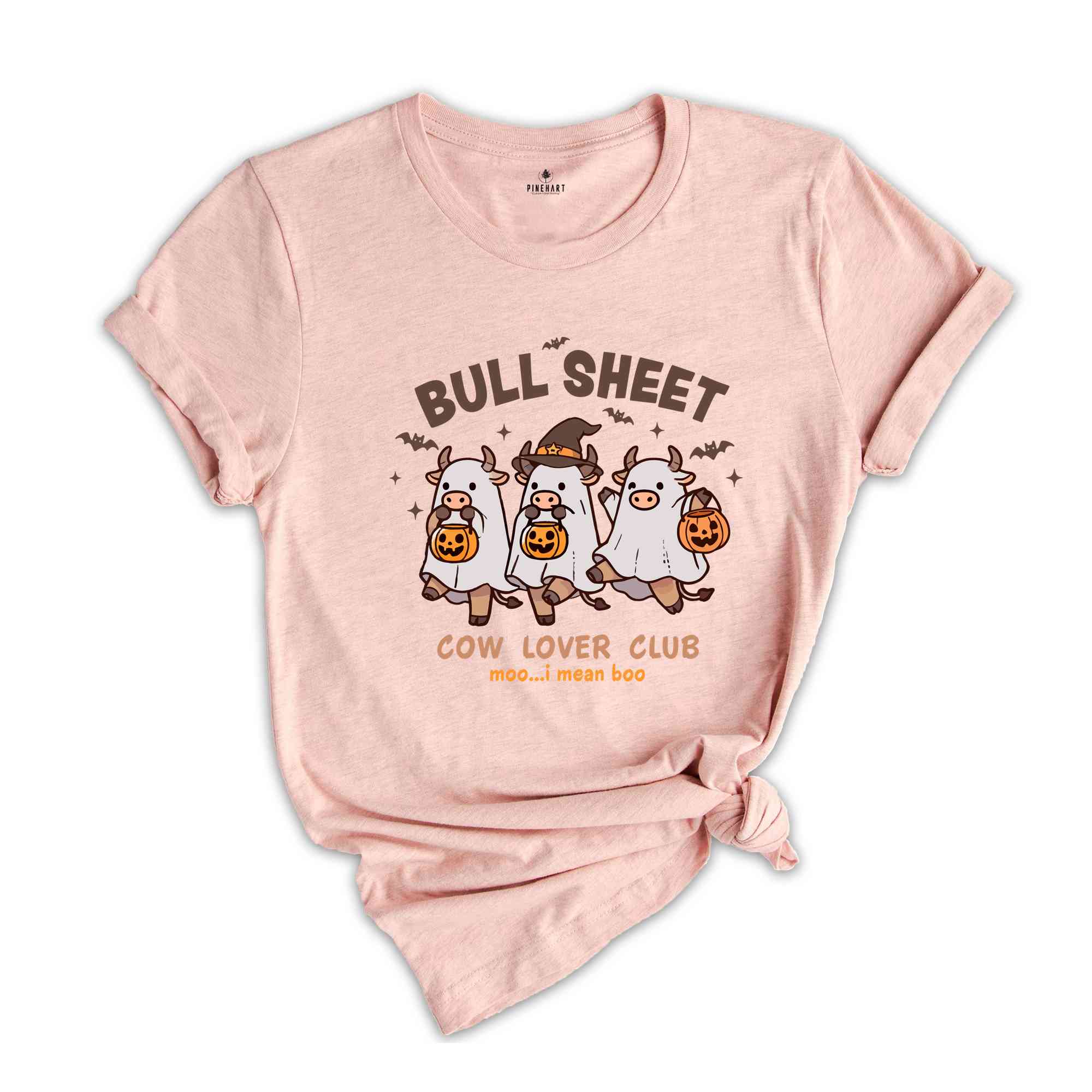 Bull Sheet Cow Lover Club Shirt, Bull Sheet Shirt, Ghost Cows Shirt, Funny Cow Shirt, Cow Lover Shirt, Spooky Season Shirt