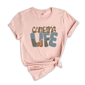 Camping Life Shirt, Summer Camp Shirt, Adventure Shirt, Travel T-Shirt, Campfire Shirt, Wilderness Shirt