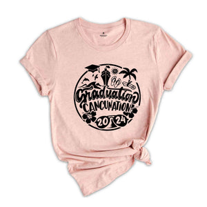 Graduation Cancunation 2024 Shirt, Family Matching Gift, Schools Out Tee, Last Day of School Tee, Graduation Cruise Tee