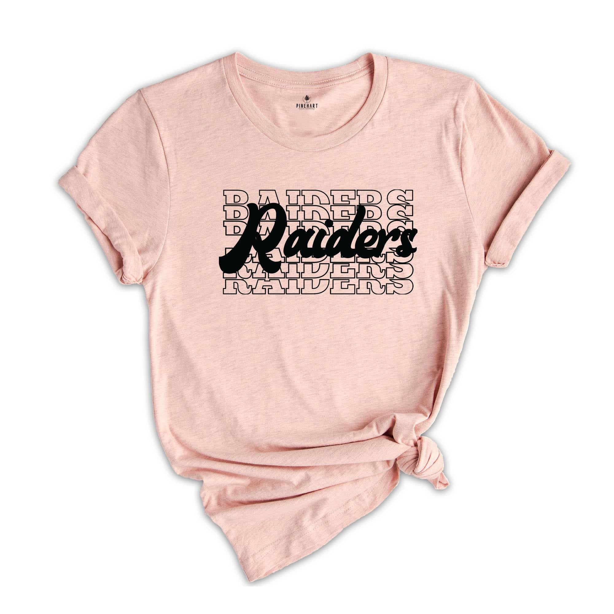 Team Mascot Shirt, Raiders Team Shirt, Raiders Team Spirit Shirt, Raiders Fan Shirt, Raiders School Shirt, Raiders School Spirit