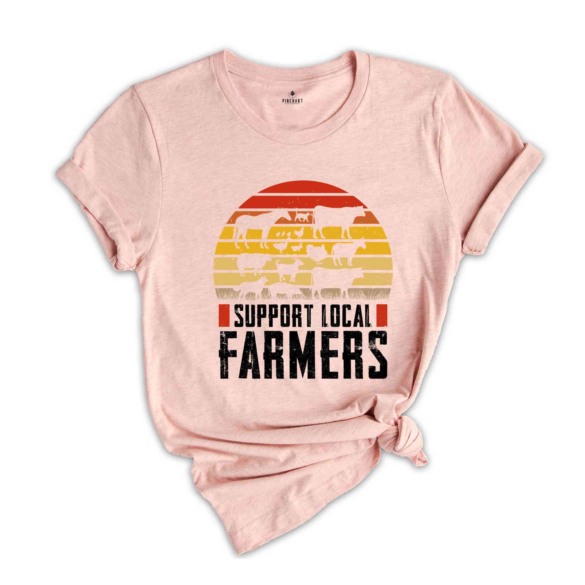 Support Local Farmers Shirt, Farm Shirt, Farmer Gift, Small Town, Farmer Shirt, Farm Life Shirt, Country Shirt, Farmers Support Tee