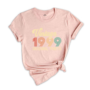 25th Birthday Shirt, Vintage 1999 Shirt, 25th Birthday Gift Women, 25 Years Birthday Shirt, 1999 Birthday Shirt, Retro 25th Birthday Tee