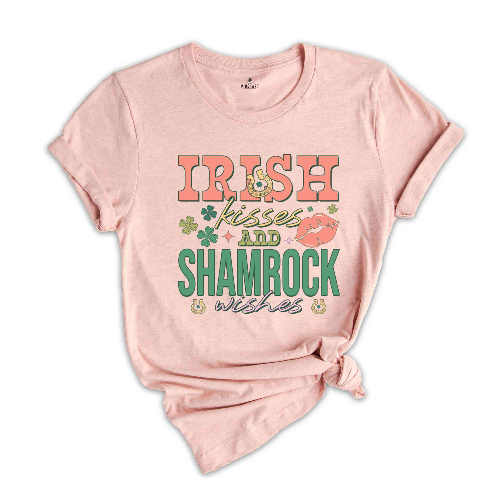 Irish Kisses And Shamrock Wishes Shirt, Shamrock Shirt, Irish Shirt, Saint Patricks Day Shirt, St Patricks Day