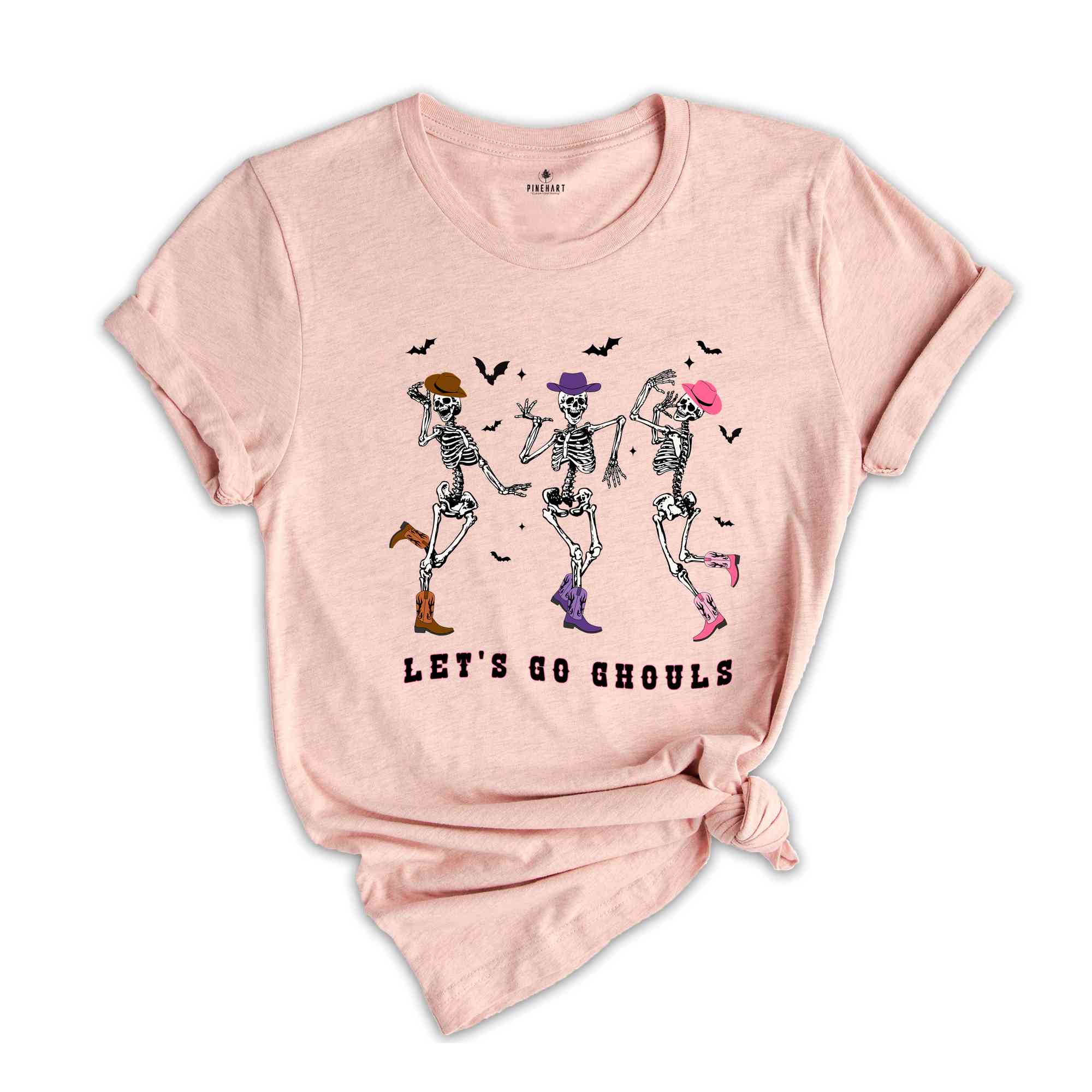 Let's Go Ghouls Shirt, Dancing Skeleton Shirt, Halloween Costume, Skeleton Ghost Shirt, Spooky Season Shirt, Halloween Party Shirt