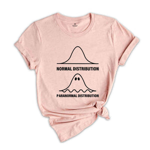 Normal Distribution Paranormal Distribution Shirt, School Psychologist Halloween Shirt, Halloween Shirt, Psych Halloween Shirt, Fall Shirt