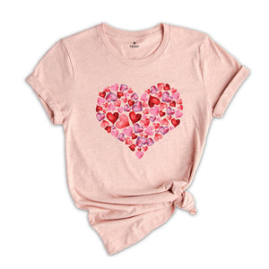 Valentine Day Heart Shirt, Heart Shirt, Valentines Day Shirt, Valentines Day Gift, Valentine Shirt, Heart XOXO Shirt, Hearts Shirt