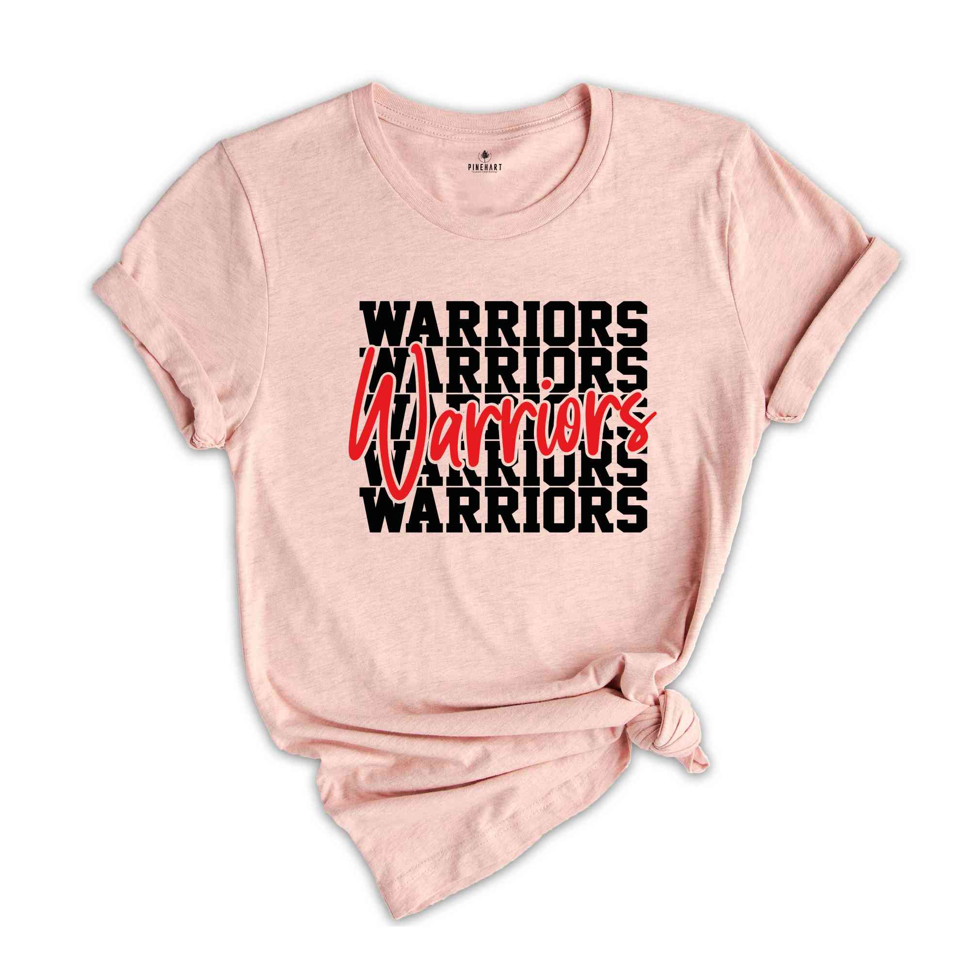 Team Mascot Shirt, Warriors Team Shirt, Warriors Football Shirt, Warriors Fan Shirt, Warriors School Shirt, Warriors School Spirit