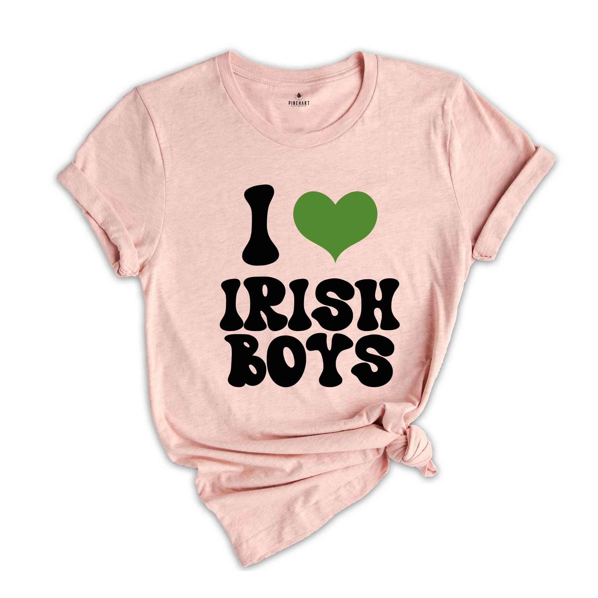 I Love Irish Boys T-Shirt, St Patrick's Day Shirt, St Patricks Shirt, Lucky Irish Gift, Irish Shirt, Irish Apparel, Lucky Charm Shirt