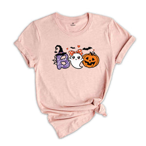 Halloween Boo Shirt, Halloween Ghost Shirt, Halloween Pumpkin Shirt, Kids Halloween Shirt, Spider Halloween Shirt, Boo Halloween Shirt