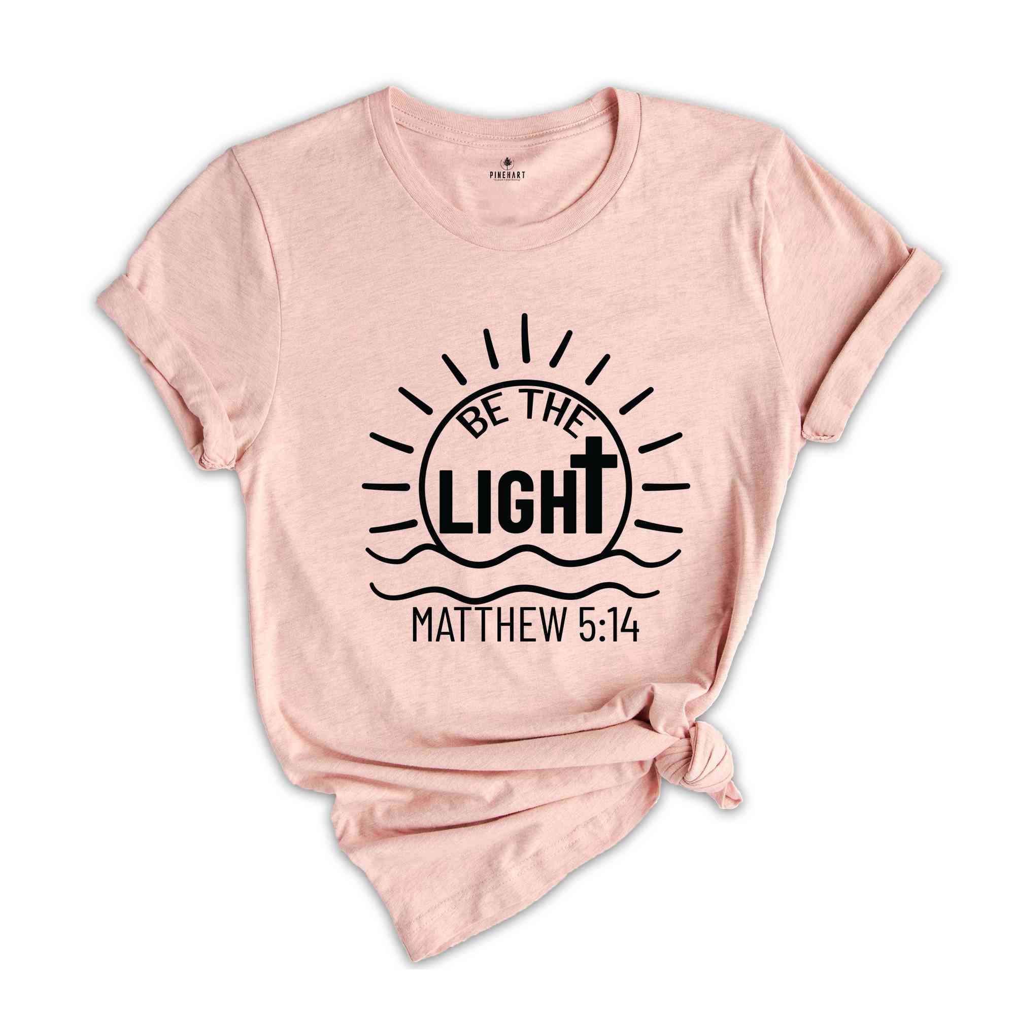 Guided by Light, Matthew 5:14 Inspiration Shirt