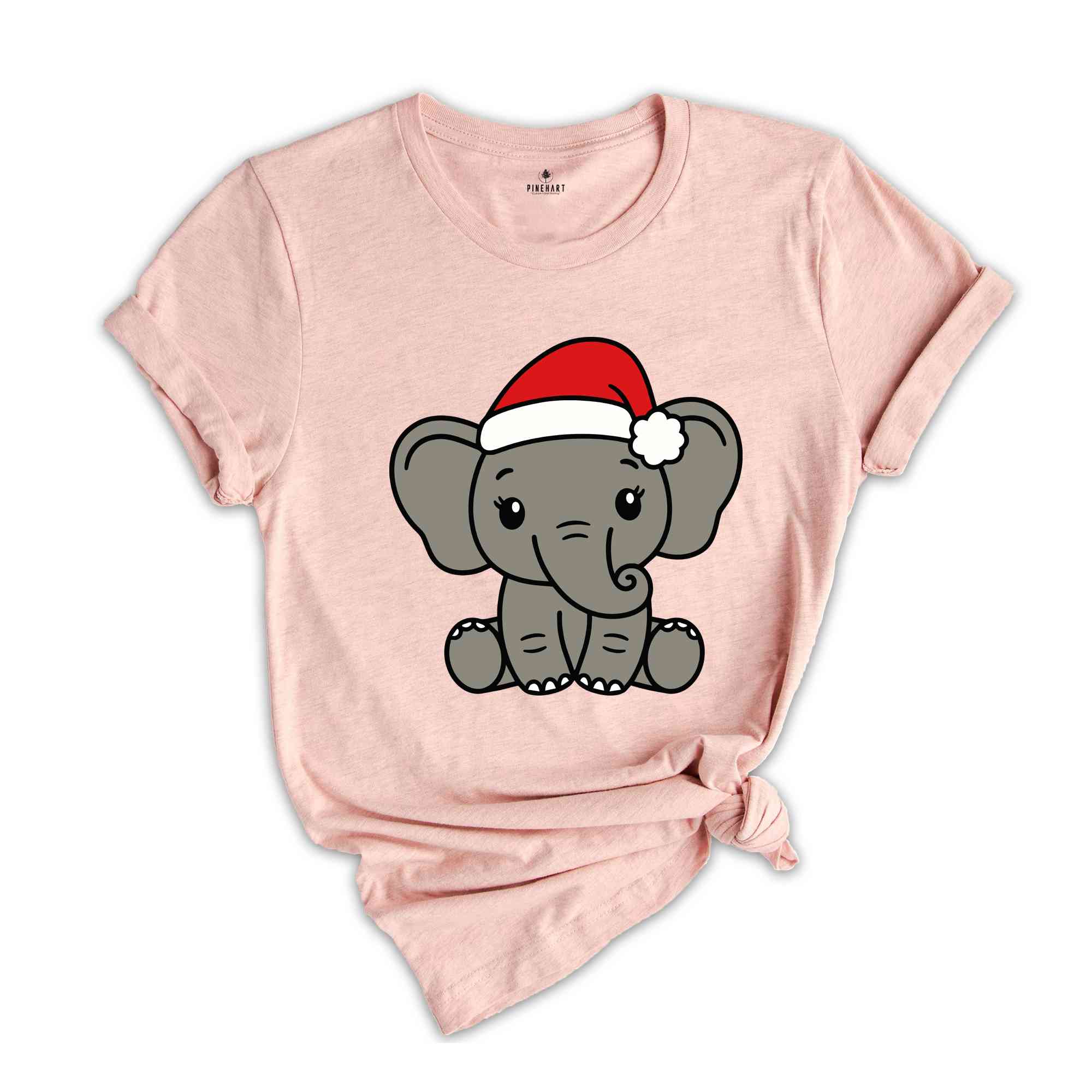 Christmas Animal Tee, Christmas Elephant, Funny Animal Shirt, Elephant Tee, Christmas Gift, Christmas Pajama, Funny Christmas Tee