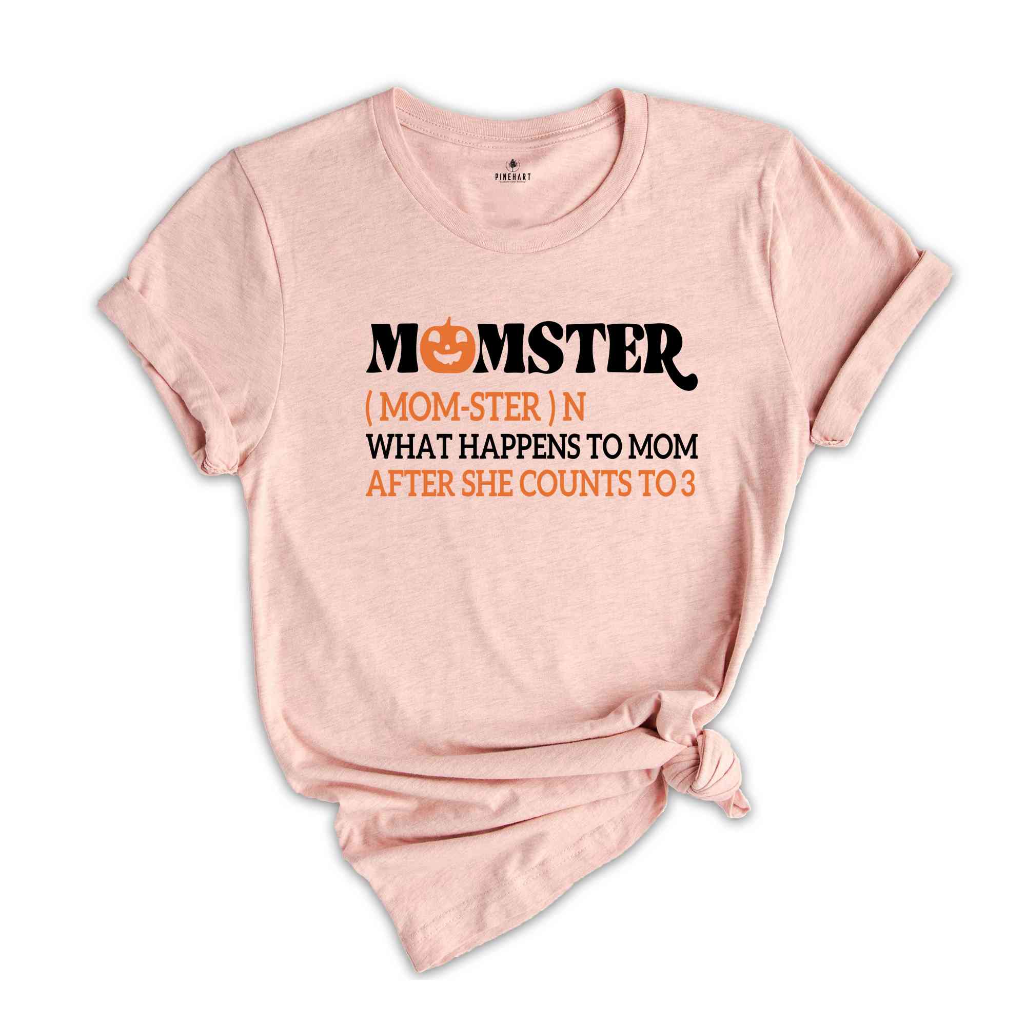 Momster T-Shirt, Halloween Mom Shirt, Halloween Tee, Halloween Day Gifts, Funny Halloween Shirt, Pumpkin Shirt, Spooky Shirt