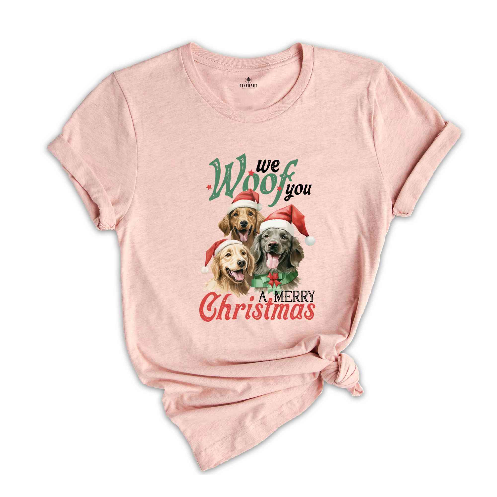 We Woof You A Merry Christmas Shirt, Christmas Shirt, Christmas Dog Shirt, Christmas Gift, Merry Christmas Shirt